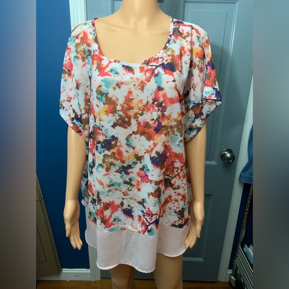 a.n.a Multicolor Floral Blouse